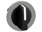 Switch: rotary | 30mm | Stabl.pos: 3 | black | none | IP66 | witout symbol
