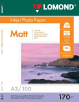 Lomond Photo Inkjet Paper Matte 170 g/m2 A3, 100 sheets, double sided