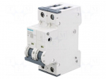 Circuit breaker | 230/400VAC | Inom: 2A | Poles: 2 | Charact: D | 10kA