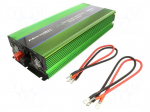 Power supply: UPS | 2kW | 230V | Schuko x2 | 210x460x90mm | 50Hz
