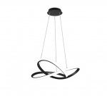 Trio Course LED piekarama lampa matt black 4000K brushed steel R32051432 4017807521542