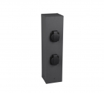 Trio Garden socket pole anthracite with 4 power sockets gaismeklis 9964-42 4017807445299