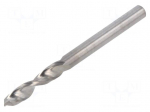 Drill bit | for metal | &Oslash;: 5mm | L: 62mm | cemented carbide | case
