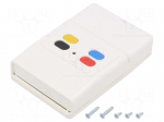 Enclosure: for remote controller | X: 60mm | Y: 90mm | Z: 22mm | ABS