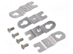 Set of clips | stainless steel | 4pcs | Mi