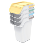 Uued tooted // Kosze na śmieci KADDI Q SET - popielaty 25l. Keden