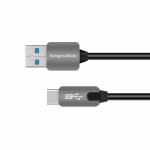 Tahvelarvutid ja tarvikud // USB kaablid // Kabel USB wtyk 3.0 - wtyk typu C 5 Gbps 1 m Kruger&Matz