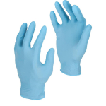 T&ouml;&ouml;riistad ja m&otilde;&otilde;teseadmed // Lisaseadmed lihvijatele, puuridele ja kruvikeerajatele // Rękawice nitr. nieb., 100 szt., pudełko, "8", m, ce, lahti