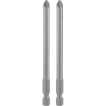 T&ouml;&ouml;riistad ja m&otilde;&otilde;teseadmed // Uued tooted t&ouml;&ouml;riistade, tarvikute kategoorias // Końc&oacute;wka 1/4" pozidriv nr.2, l=100mm, 2szt., s2, proline