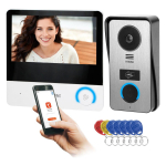 Uued tooted // PAVONIS, zestaw wideodomofonowy, 4-żyłowy, 7", Wi-Fi, ekran dotykowy, Full HD, RFID