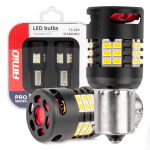 Autolambid, Mootorratta ja traktori valgustid // Autolambid, Mootorratta ja traktori valgustid // Żar&oacute;wki led canbus pro series 1156 ba15s p21w r10w r5w 24x3020 smd fan white 12v 24v amio-03721
