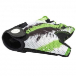 Author Gloves Junior X6 s/f, M, Green/white/black
