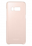Back panel cover Samsung  QG955CPE Clear Cover for Galaxy S8+ G955 Pink