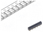 Connector: pin strips | socket | female | PIN: 10 | SMT | vertical | 1mm
