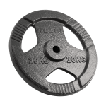 Spordiks ja aktiivseks puhkuseks // Spordikaubad ja varustus // Obciążenie żeliwne 20kg, otw&oacute;r 31mm, talerz z uchwytami, REBEL ACTIVE