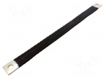 Braids | IKT | insulated earthing tape | W: 40mm | 120mm2 | &Oslash;1: 17mm