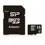 Memory cards Silicon power  16 GB, MicroSDHC, Flash memory class 10, SD adapter