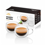 Other small household appliances ETA  Lungo cups 518091010 For coffee, 2 pc(s), Dishwasher proof, Glass