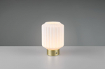 Trio Lord LED table lamp matt brass/white rechargeable gaismeklis R57761101 4017807601893