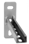 Konsole 27x18x1,5 L=150mm Konsole ar perforāciju, cinkots tērauds 27/18 &ndash; 28/30mm