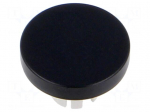 Actuator lens | 22mm | 61 | black | aluminium | Face dim: &Oslash;19.7mm