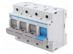 Fuse disconnector | D02 | for DIN rail mounting | 63A | 400V | Poles: 4