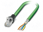 Patch cord | SF/UTP | Cat: 5 | wires,RJ45 plug | stranded | Cu,tinned