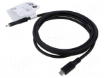 Cable | Thunderbolt 3,Thunderbolt 4,USB 3.2 | 2m | black | 4K | PVC
