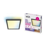 Panel WiZ griestu lampa kvadrātveida 12W melna 2700-6500K TW 929003241922 8719514554917