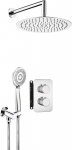 Concealed shower set with thermostatic BOX