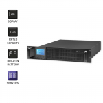 Qoltec 53947 Online UPS for RACK | 3kVA | 2400W | LCD | Battery 6x12V/7Ah