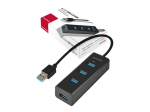 AXAGON Four-port USB 3.0 hub with fast charging and power support | HUE-S2B