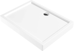 Rectangular acrylic shower tray 100x80 cm