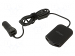 USB power supply | USB A socket x4 | Sup.volt: 12&divide;24VDC | Inom: 9.6A