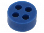 Insert for gland | 5mm | M25 | IP54 | silicone | Holes no: 3 | -50&divide;200&deg;C