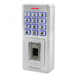 Qoltec Code lock OBERON with fingerprint reader | RFID | Code | Card | key fob | Doorbell | IP68 | EM