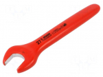 Wrench: flat | insulated,single sided | 27mm | L: 235mm | 110/2VDEDP
