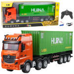 M&auml;nguala | PC | Konsoolid | Tarvikud // Raadio teel juhitavad m&auml;nguasjad ja tarvikud // Ciężar&oacute;wka Z Kontenerem Zdalnie Sterowana RC Huina Zielona 1:18