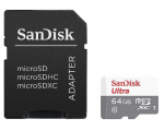 SanDisk Ultra Light microSDHC Memory Card 100MB / 64GB