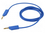 Test lead | 60VDC | 30VAC | 32A | Len: 2m | blue | Cond.cross sec: 2.5mm2