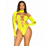 Bodysuit Leg Avenue One Size Yellow D-237729