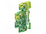 Splice terminal: rail | DSKK | for DIN rail mounting | spring clamp
