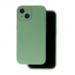 Back panel cover iLike Apple iPhone 12 / 12 Pro 6,1 Solid Silicon case Light Green