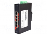Switch Ethernet | unmanaged | Number of ports: 5 | 12&divide;48VDC | RJ45