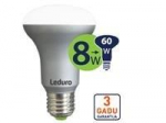 LEDURO LED spuldze R63 E27 8W 3000K 550l