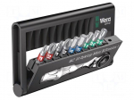 Tools set: screwdriver bits | plastic box | 1/4" | 10pcs.