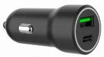 Gembird A2PDQC20 USB‑C/USB‑A Car Charger
