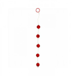 Anal beads Seven Creations silicone black