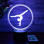 LED valgustus // Valgustid uutest tarnetest // ZD98F Lampka nocna gimnastyka 3d led