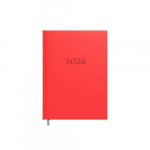 Planning notebook calendar 2026 A5 red